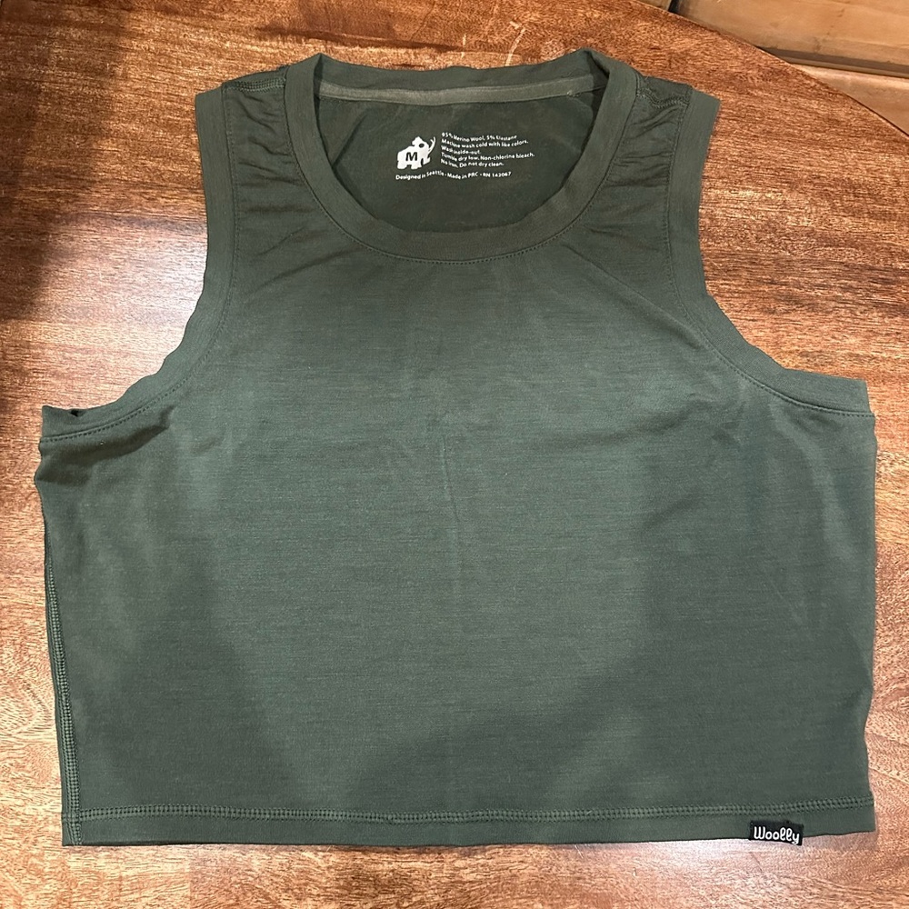 Woolly Merino Wool Crop Top